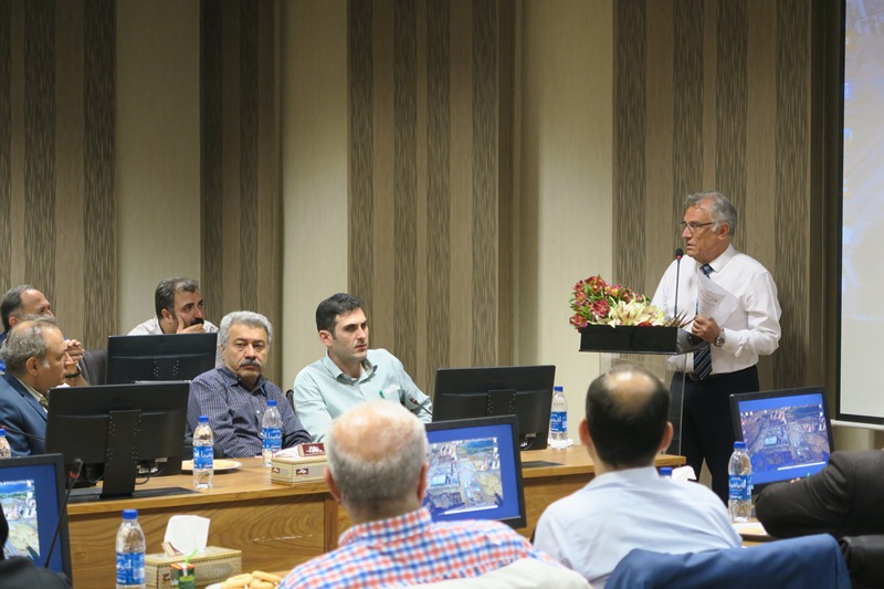 بازدید اعضای شورای تدوین مقررات ملی ساختمان از پروژه بزرگ بازار ایران واقع در منطقه 22 تهران